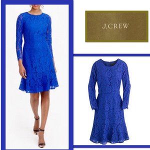 J. Crew Floral Night Out Dress in Ocean